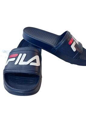 Fila Sleek Slip On Slide Sandal Kids Unisex New